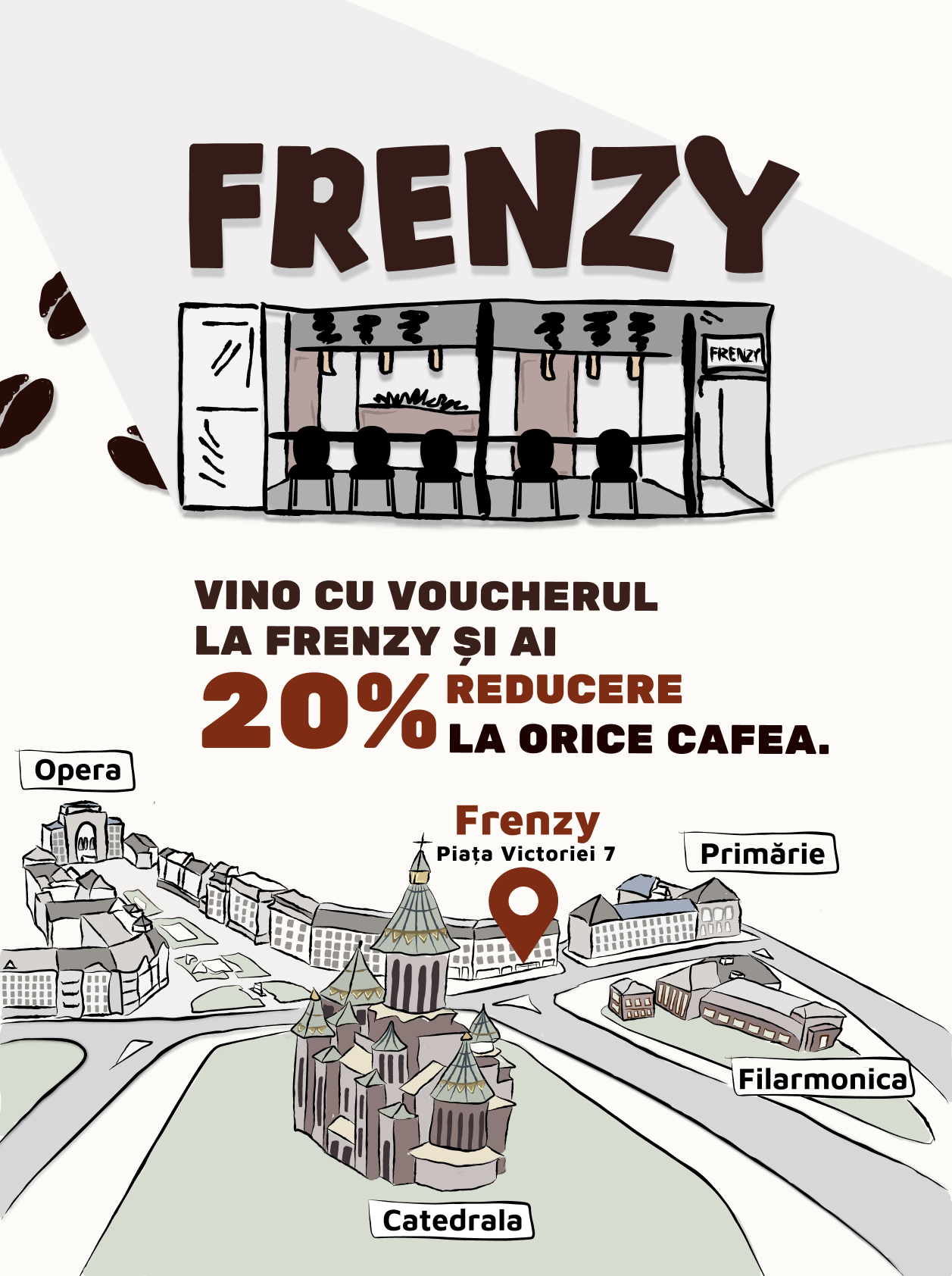 Graphical Print - Coffee Shop Flyer 1